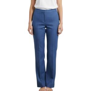 Carlisle Collection Womens Pants Christy Linen Blend Straight Leg Sz 4 New